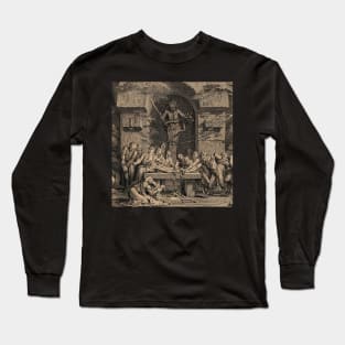 Medusa Taking Bets, Claude Gillot, 1673-1722 Long Sleeve T-Shirt